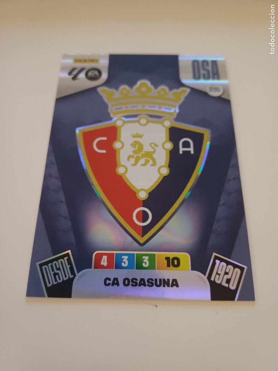 Cromos de Futebol: 235 - Escudo - Ca Osasuna