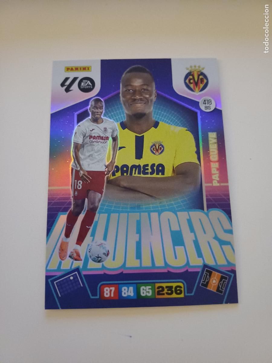 Cromos de Futebol: 418Bis - Pape Gueye (Villarreal)
