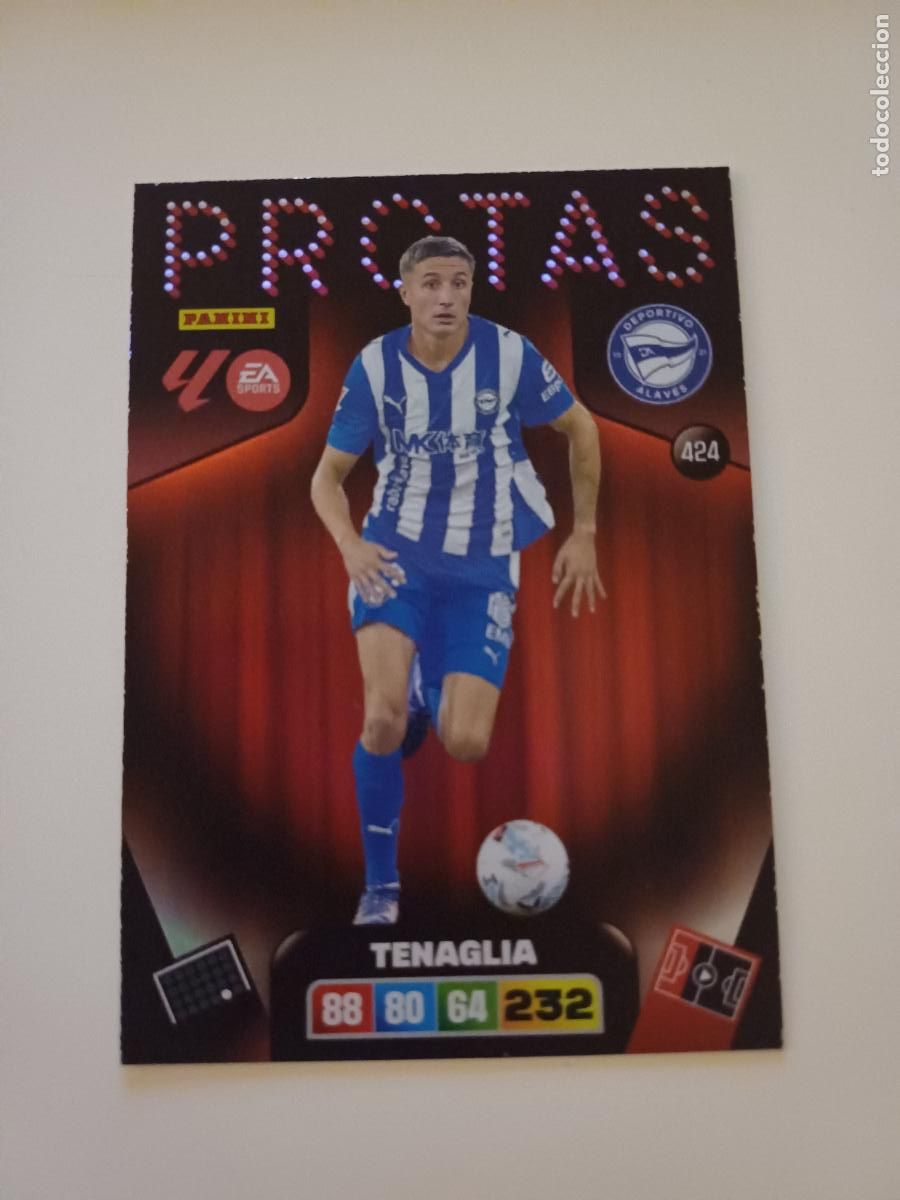 Cromos de Futebol: 424 - Tenaglia (D. Alav&eacute;s)
