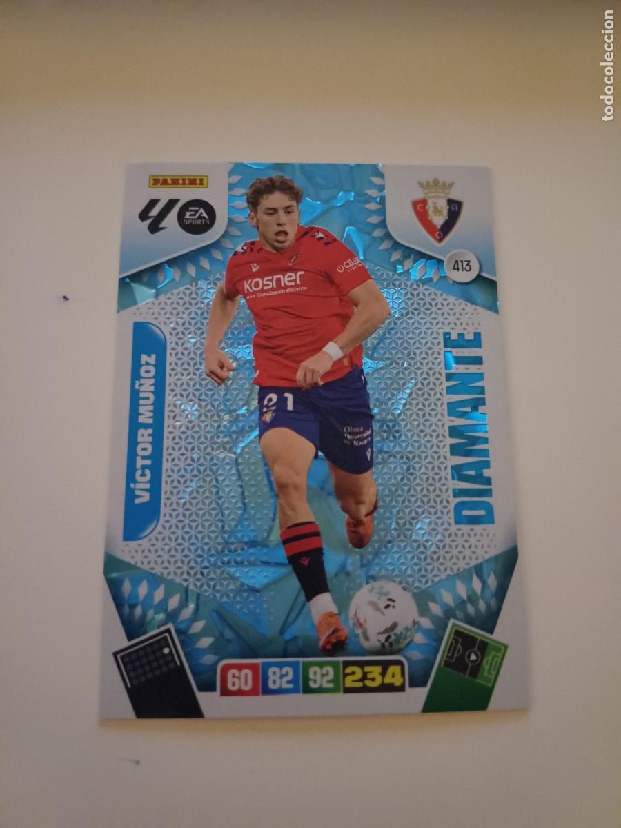 Cromos de Futebol: 413 - V&iacute;ctor Mu&ntilde;oz (Ca Osasuna)