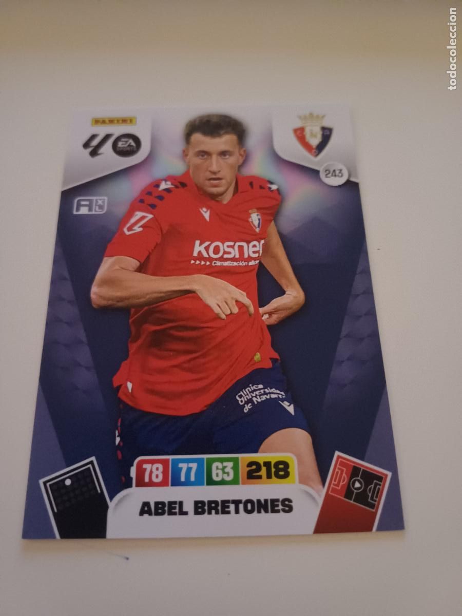 Cromos de Futebol: 243 - Abel Bretones - Ca Osasuna