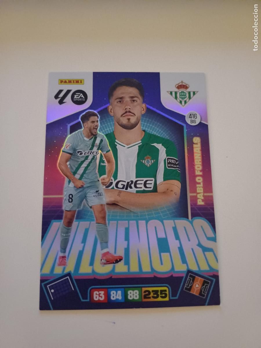 Football Stickers: 416Bis - Pablo Fornals (Real Betis)