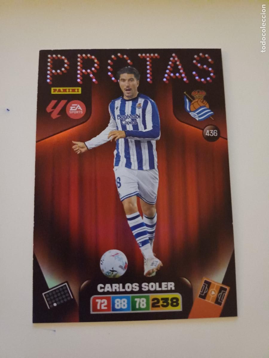 Football Stickers: 436 - Carlos Soler (Real Sociedad)