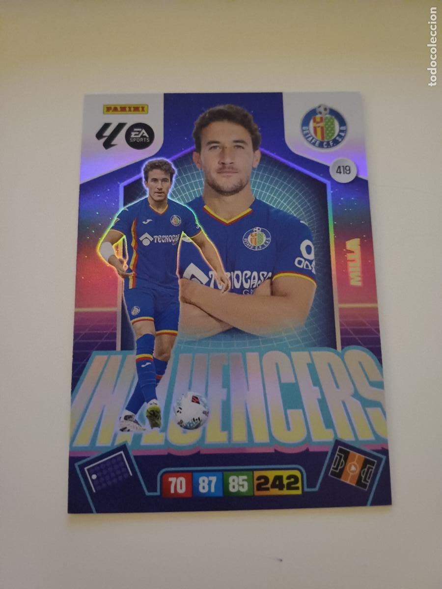 Football Stickers: 419 - Milla (Getafe Cf)