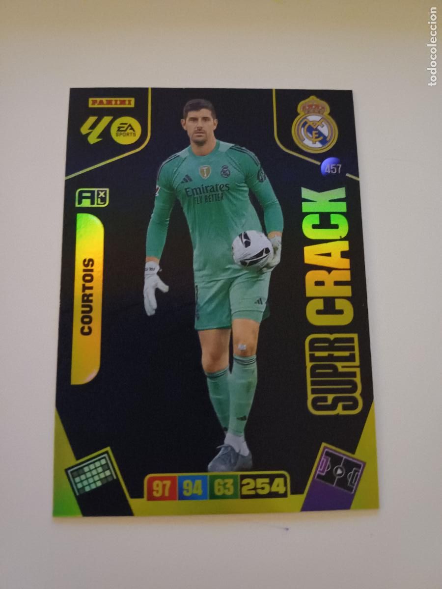 Football Stickers: 457 - Courtois (Real Madrid)