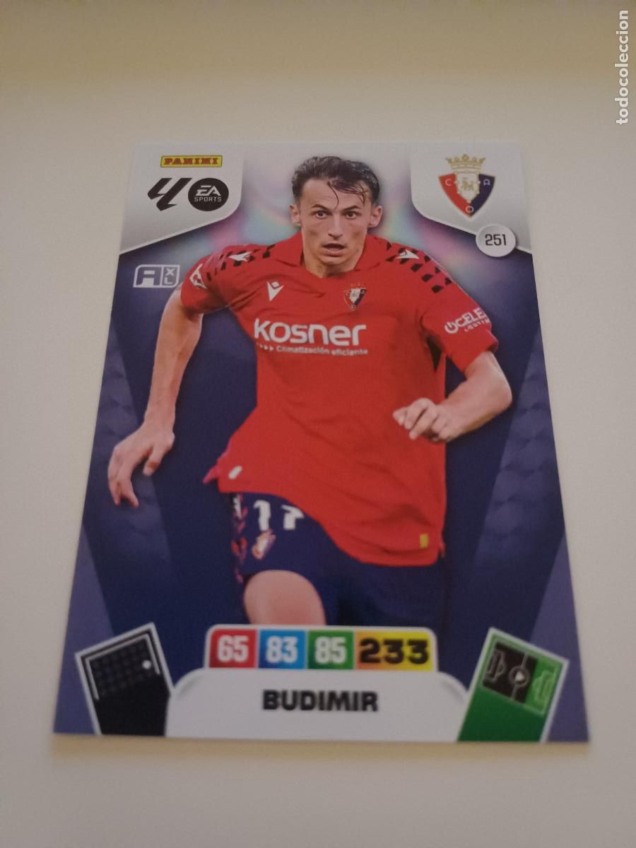 Football Stickers: 251 - Budimir - Ca Osasuna