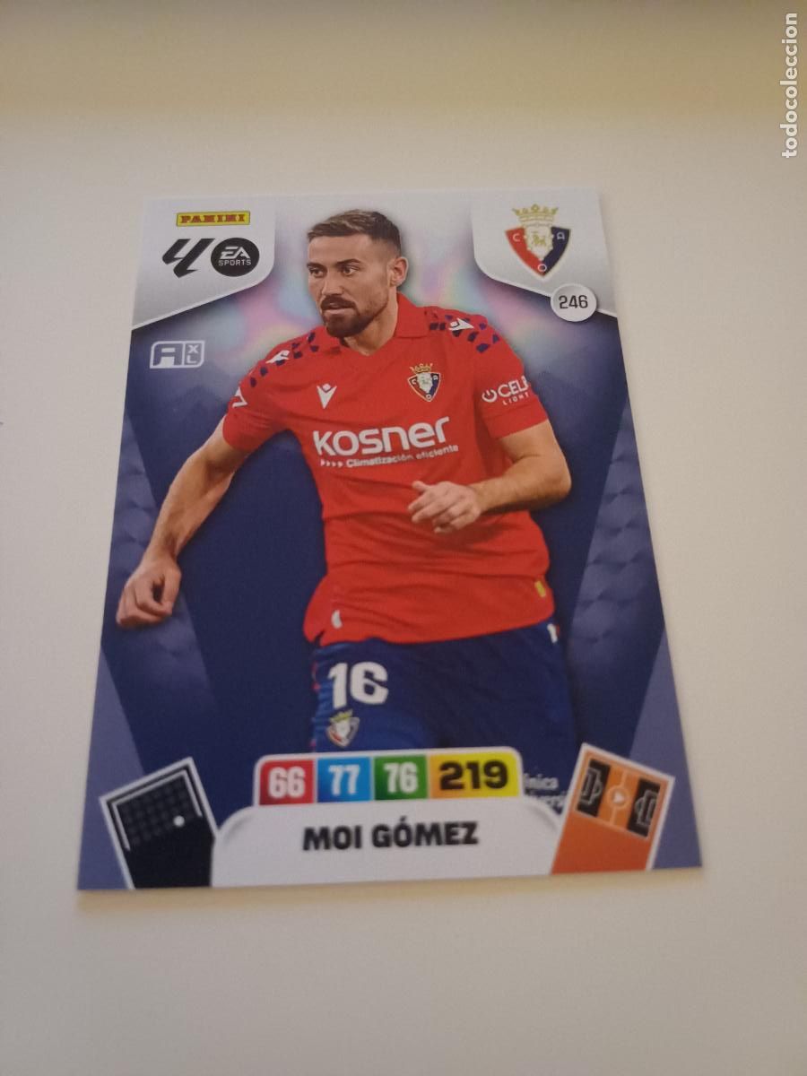 Football Stickers: 246 - Moi G&oacute;mez - Ca Osasuna