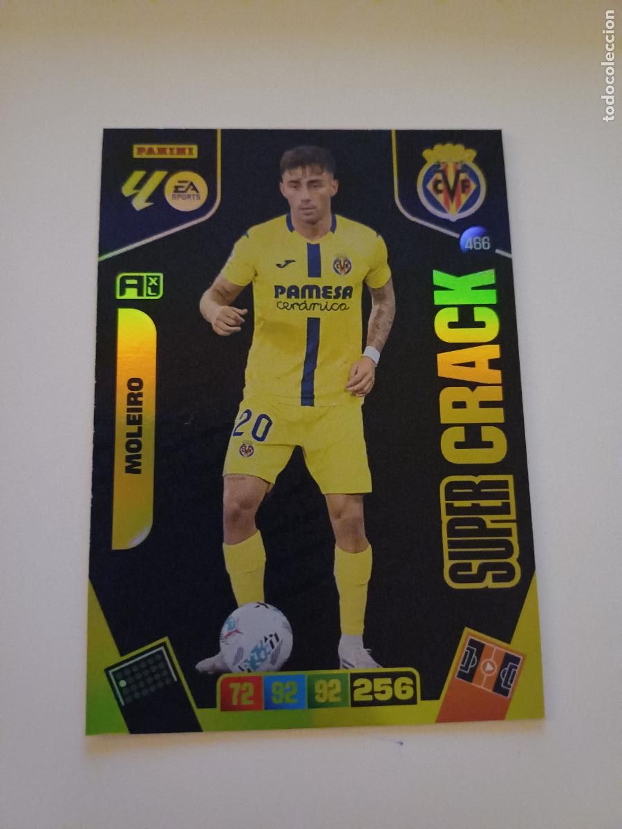 Football Stickers: 466 - Moleiro (Villarreal Cf)