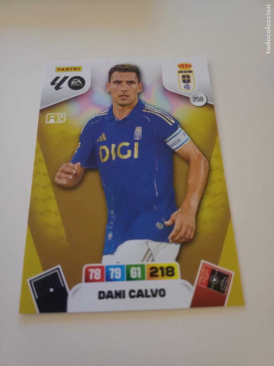 Football Stickers: 259 - Dani Calvo - Real Oviedo