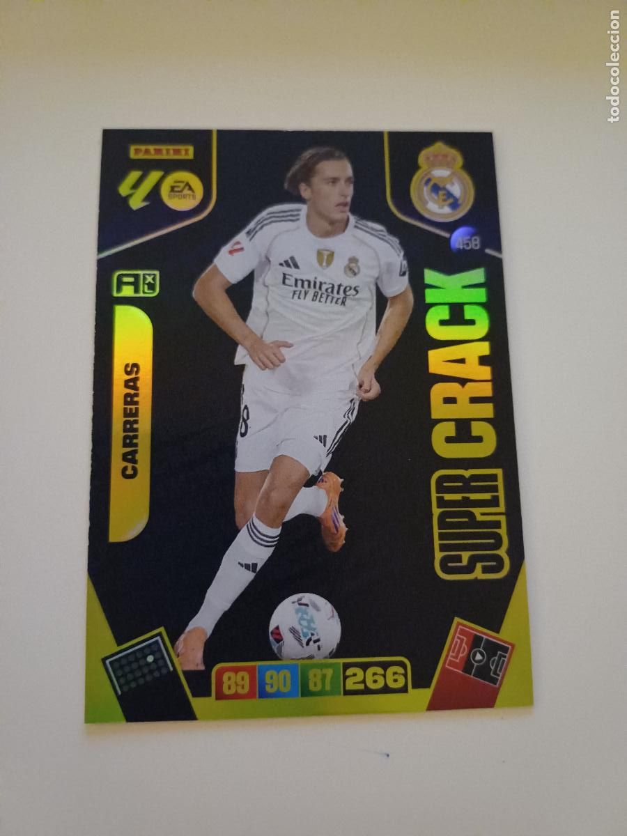 Football Stickers: 458 - Carreras (Real Madrid)