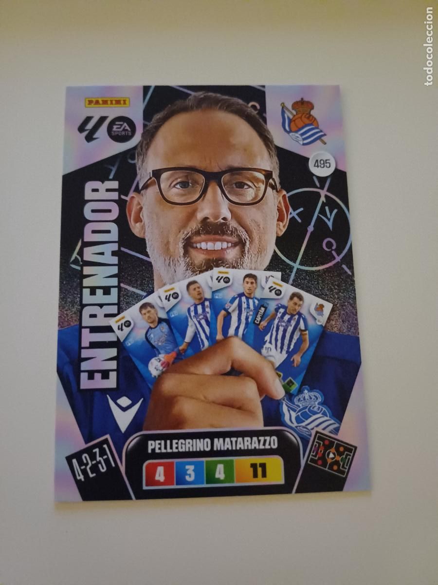 Football Stickers: 495 - Pellegrino Matarazzo (Real Sociedad)