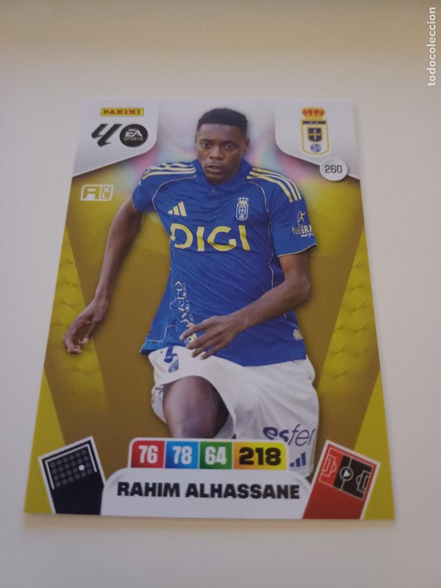 Cromos de F&uacute;tbol: 260 - Rahim Alhassane - Real Oviedo