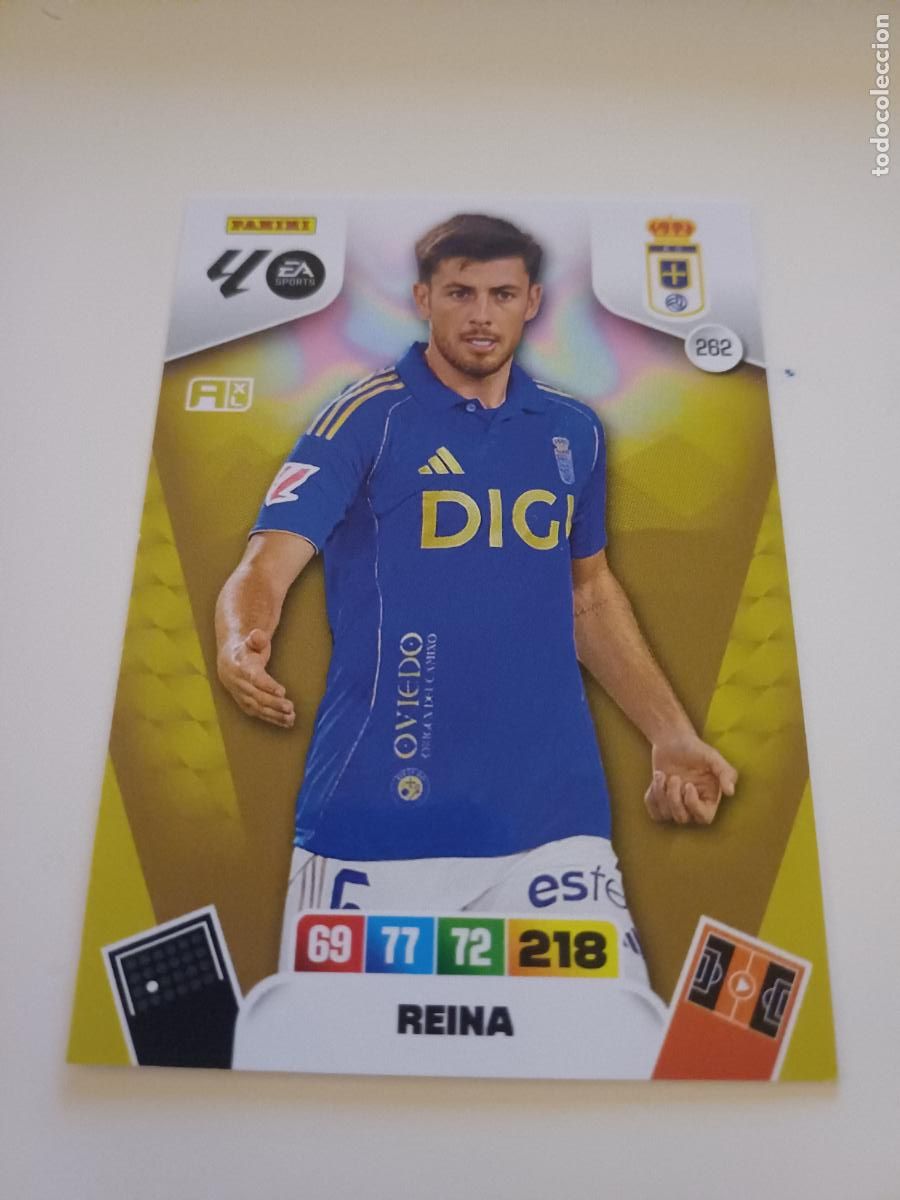 Fu&szlig;ball-Sticker: 262 - Reina - Real Oviedo