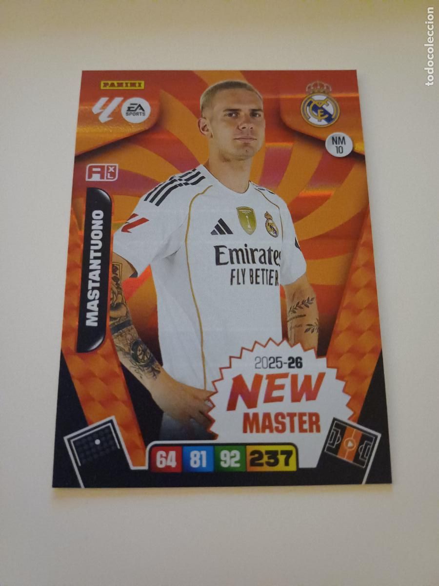 Football Stickers: NM10 - Mastantuono (Real Madrid)