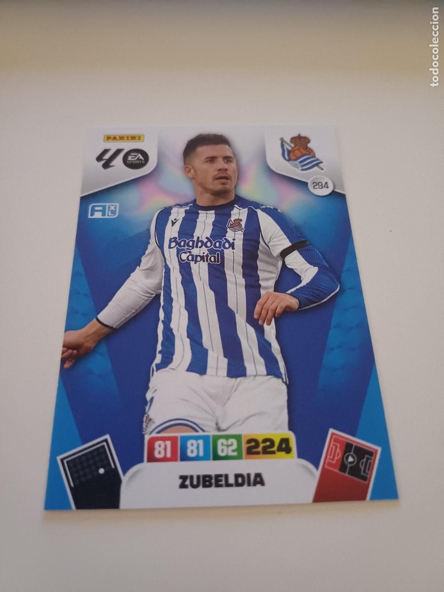 Football Stickers: 294 - Zubeldia - Real Sociedad