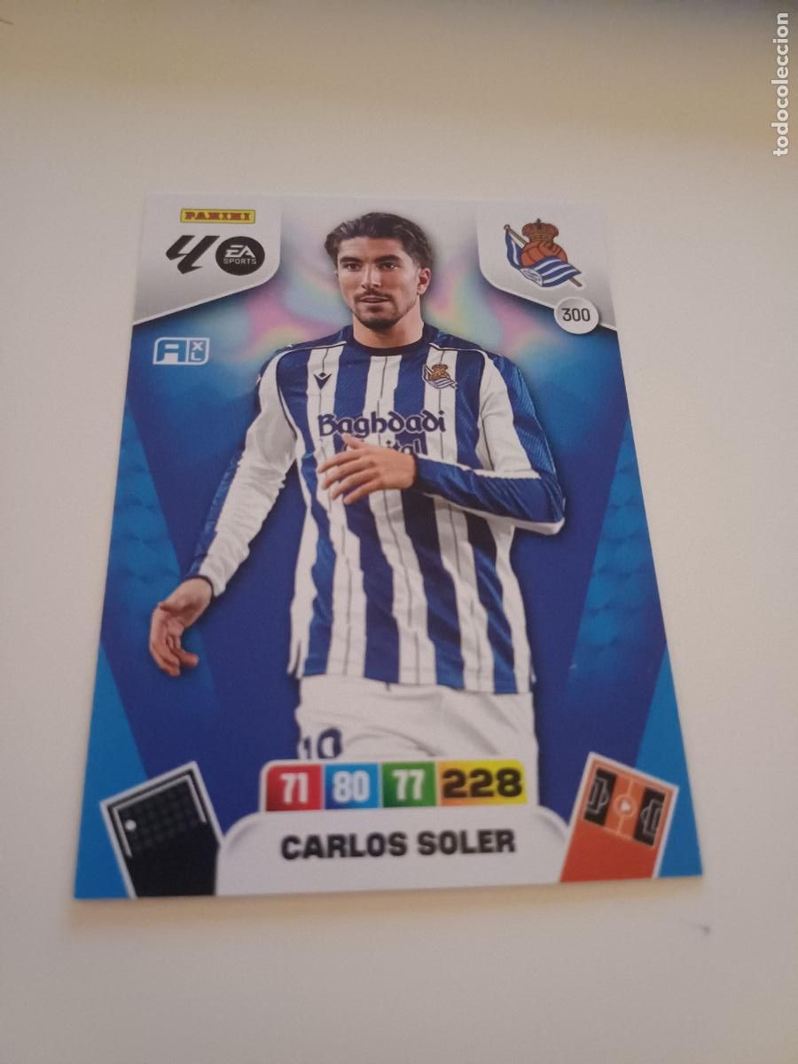 Football Stickers: 300 - Carlos Soler - Real Sociedad