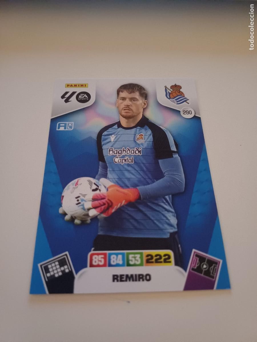 Football Stickers: 290 - Remiro - Real Sociedad