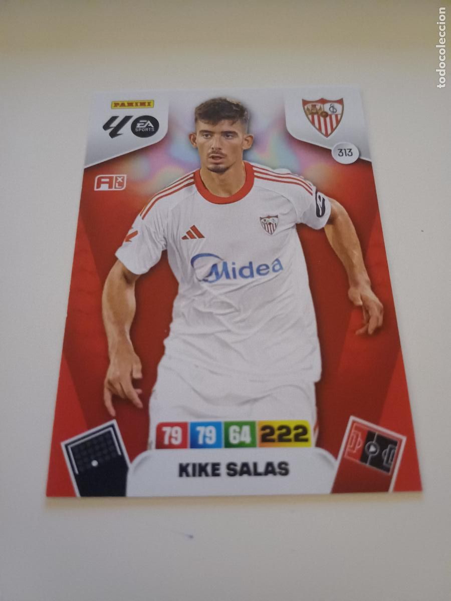 Football Stickers: 313 - Kike Salas - Sevilla Fc