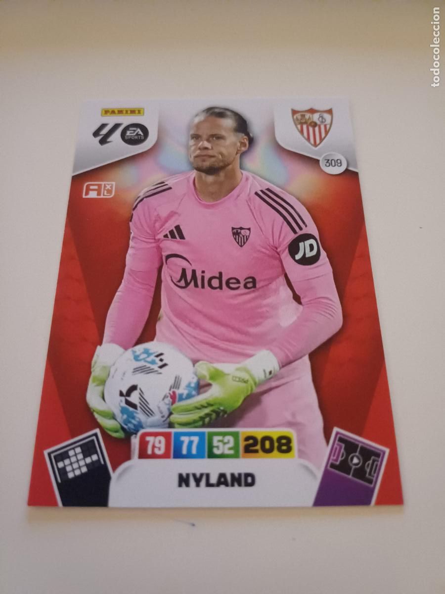 Football Stickers: 309 - Nyland - Sevilla Fc