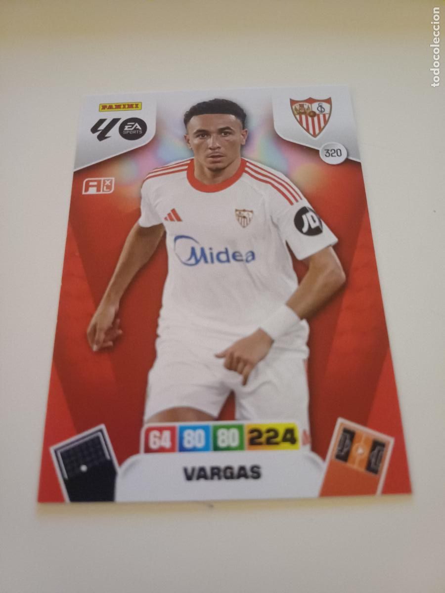 Football Stickers: 320 - Vargas - Sevilla Fc
