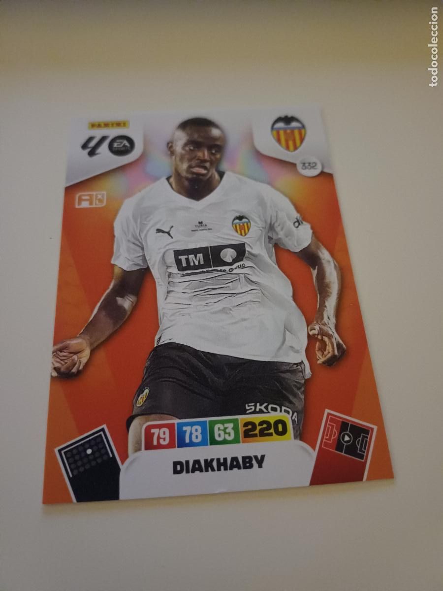 Football Stickers: 332 - Diakhaby - Valencia Cf