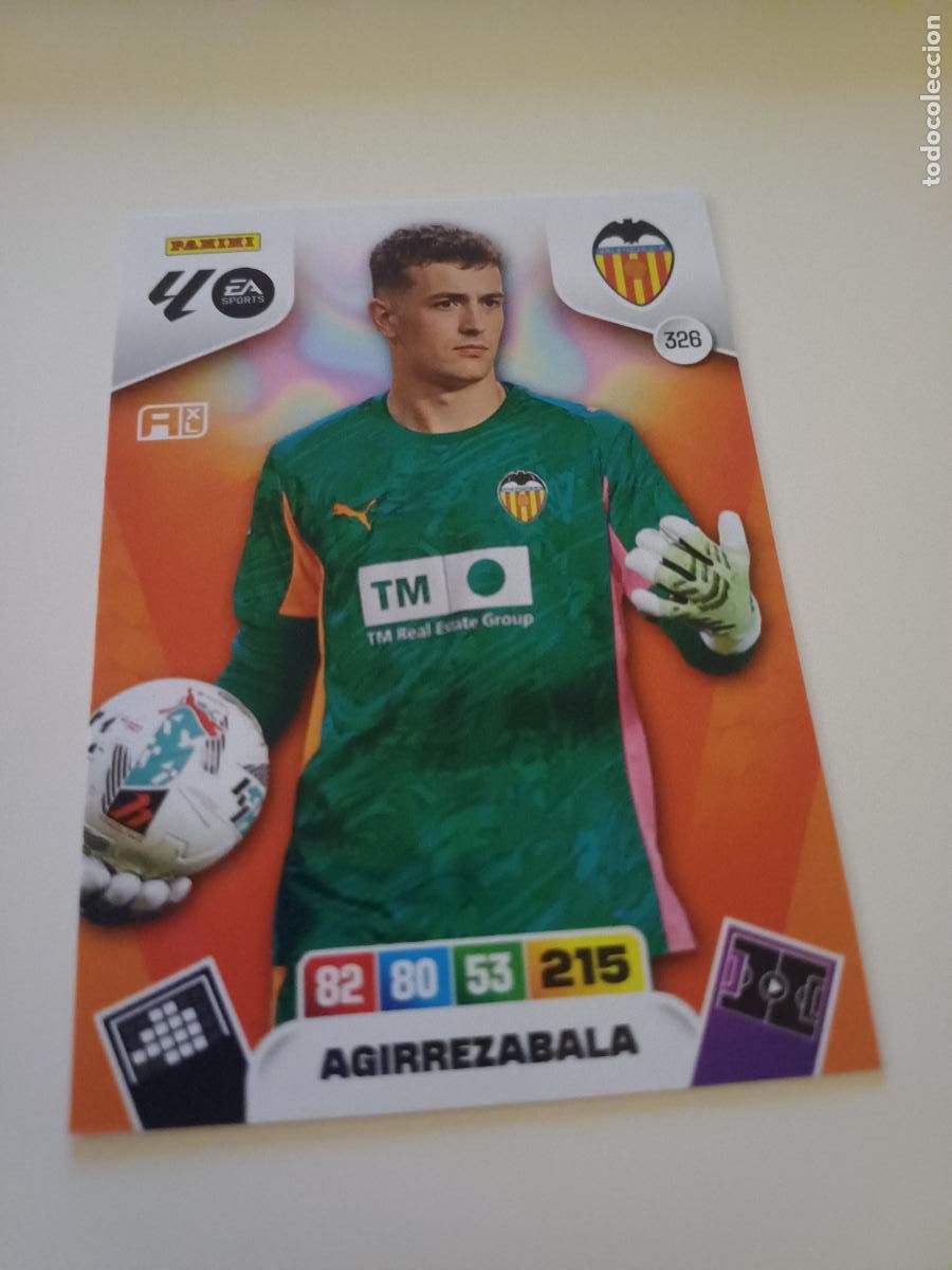 Football Stickers: 326 - Agirrezabala - Valencia Cf