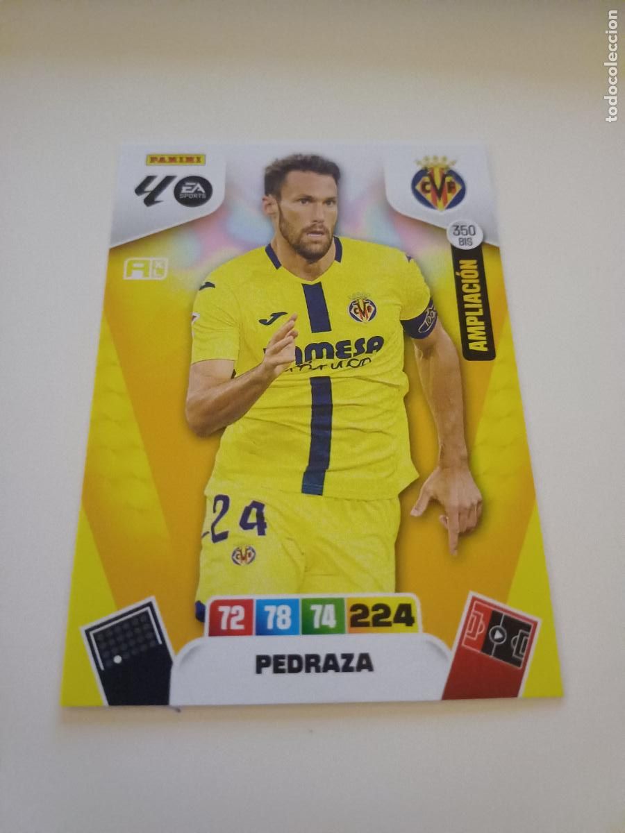 Football Stickers: 350Bis - Pedraza (Villarreal) Ampliaci&oacute;n