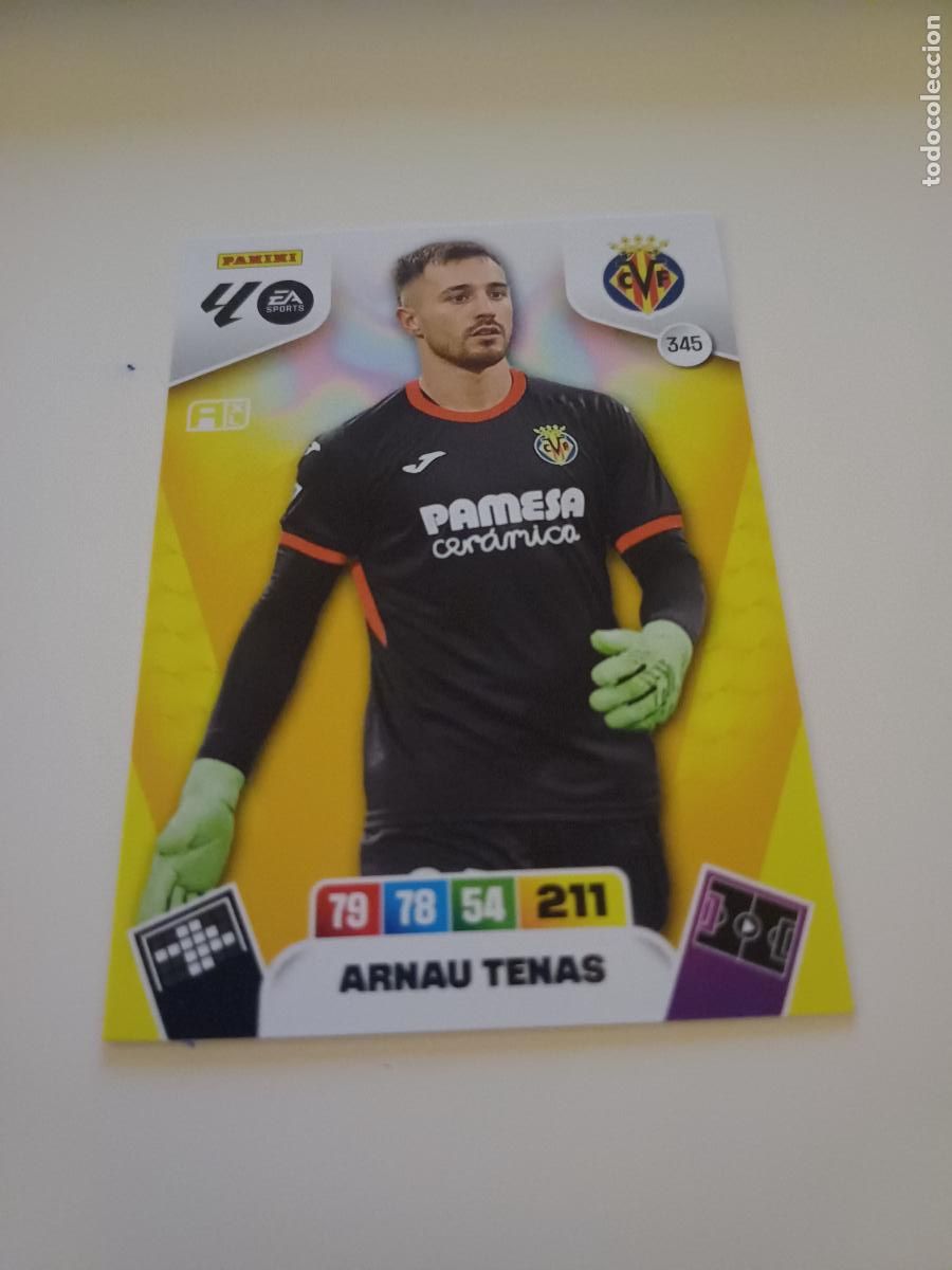 Football Stickers: 345 - Arnau Tenas - Villarreal Cf