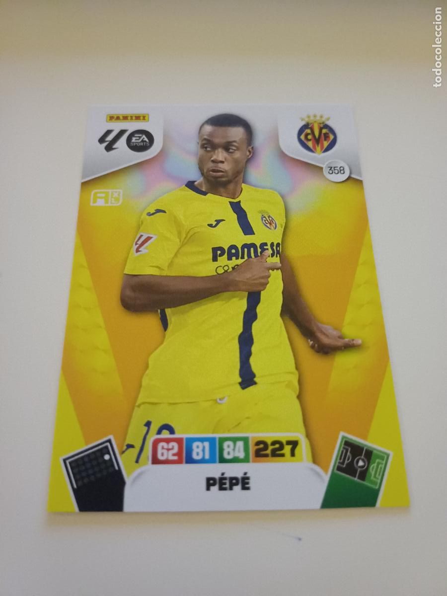 Football Stickers: 358 - P&eacute;p&eacute; - Villarreal Cf