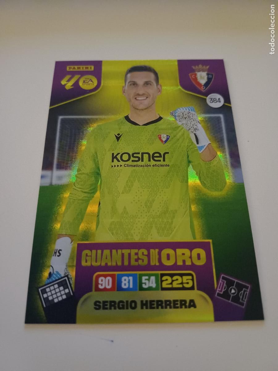 Football Stickers: 384 - Sergio Herrera (Ca Osasuna)