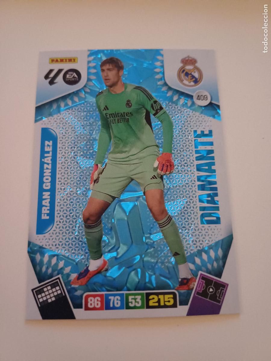Cromos de F&uacute;tbol: 409 - Fran Gonz&aacute;lez (Real Madrid)