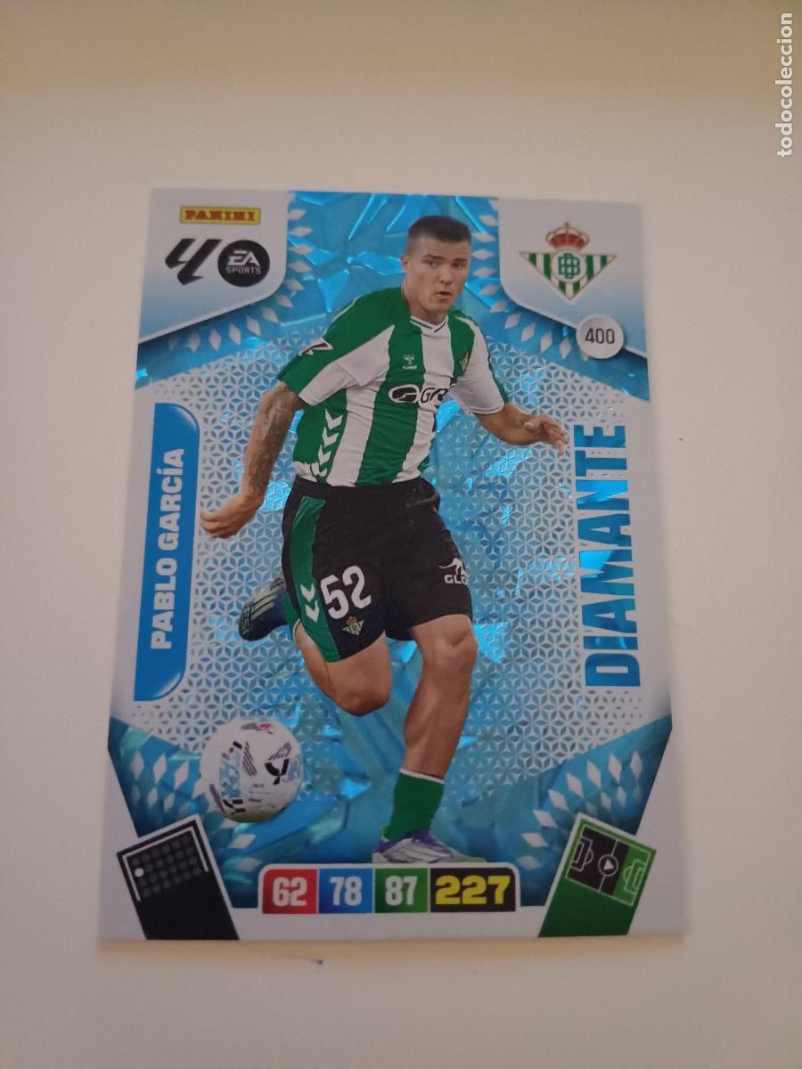 Cromos de F&uacute;tbol: 400 - Pablo Garc&iacute;a (Real Betis)
