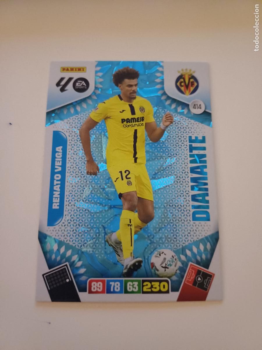 Cromos de F&uacute;tbol: 414 - Renato Veiga (Villarreal)