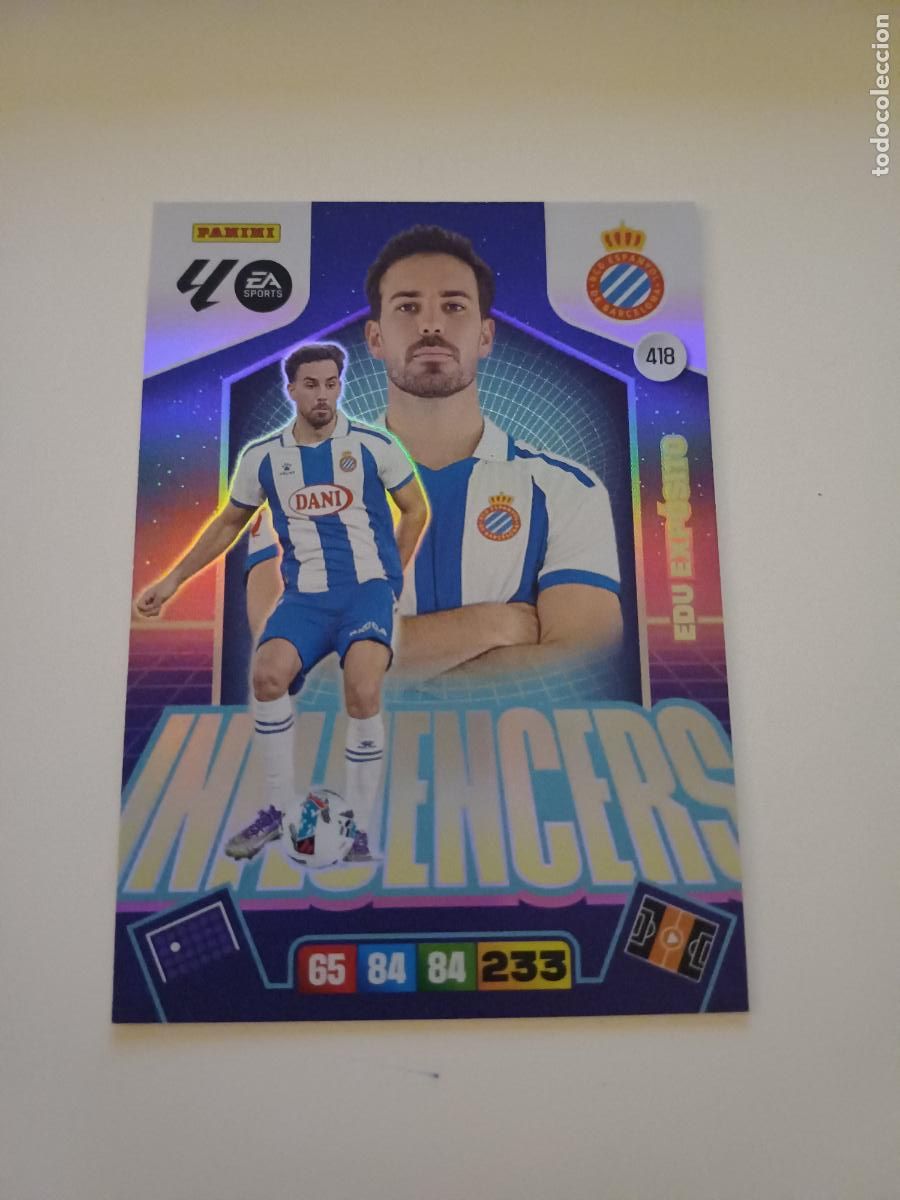 Cromos de F&uacute;tbol: 418 - Edu Exp&oacute;sito (Rcd Espanyol)