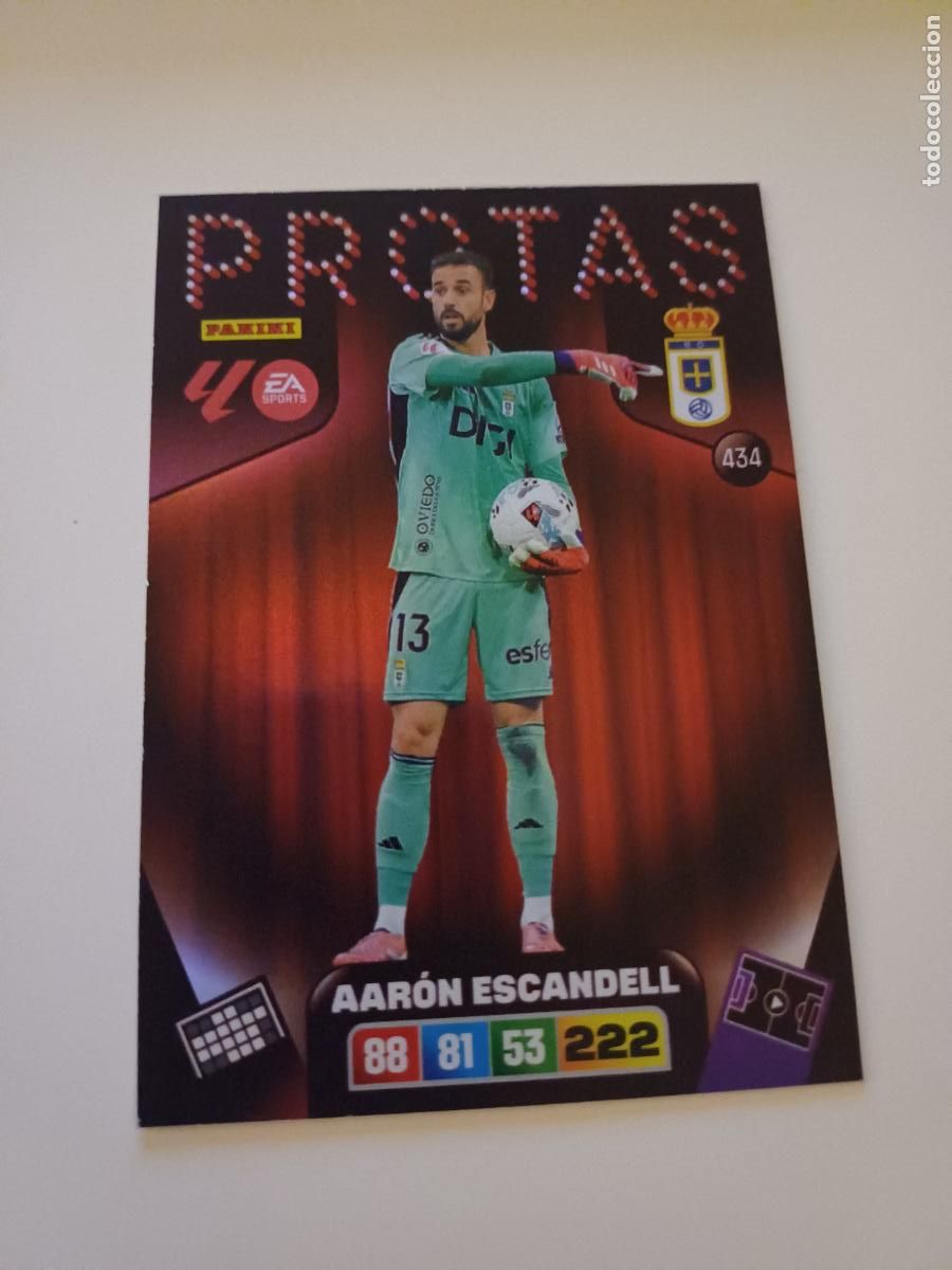 Cartes &agrave; collectionner de Football: 434 - Aar&oacute;n Escandell (Real Oviedo)