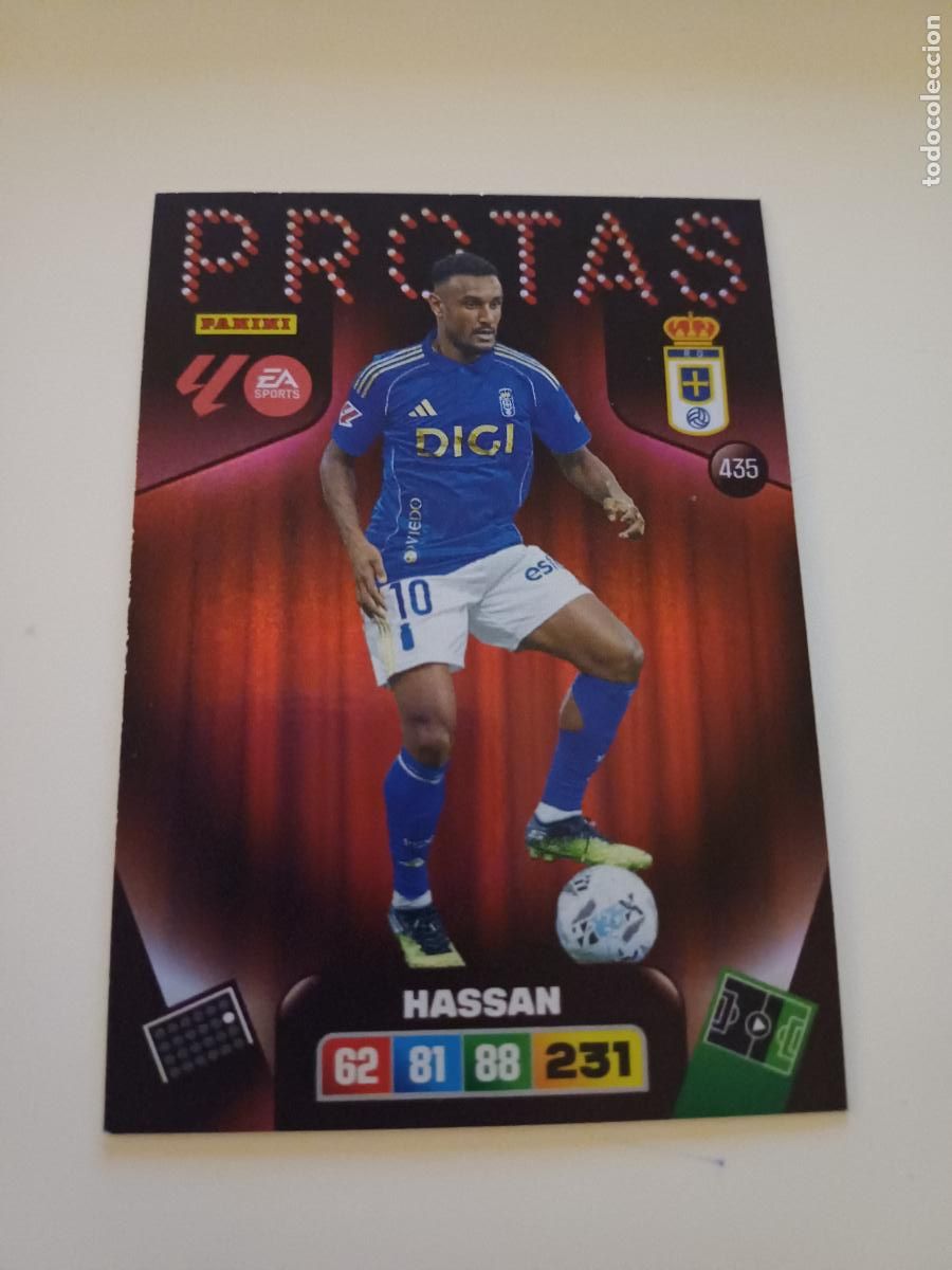 Cartes &agrave; collectionner de Football: 435 - Hassan (Real Oviedo)