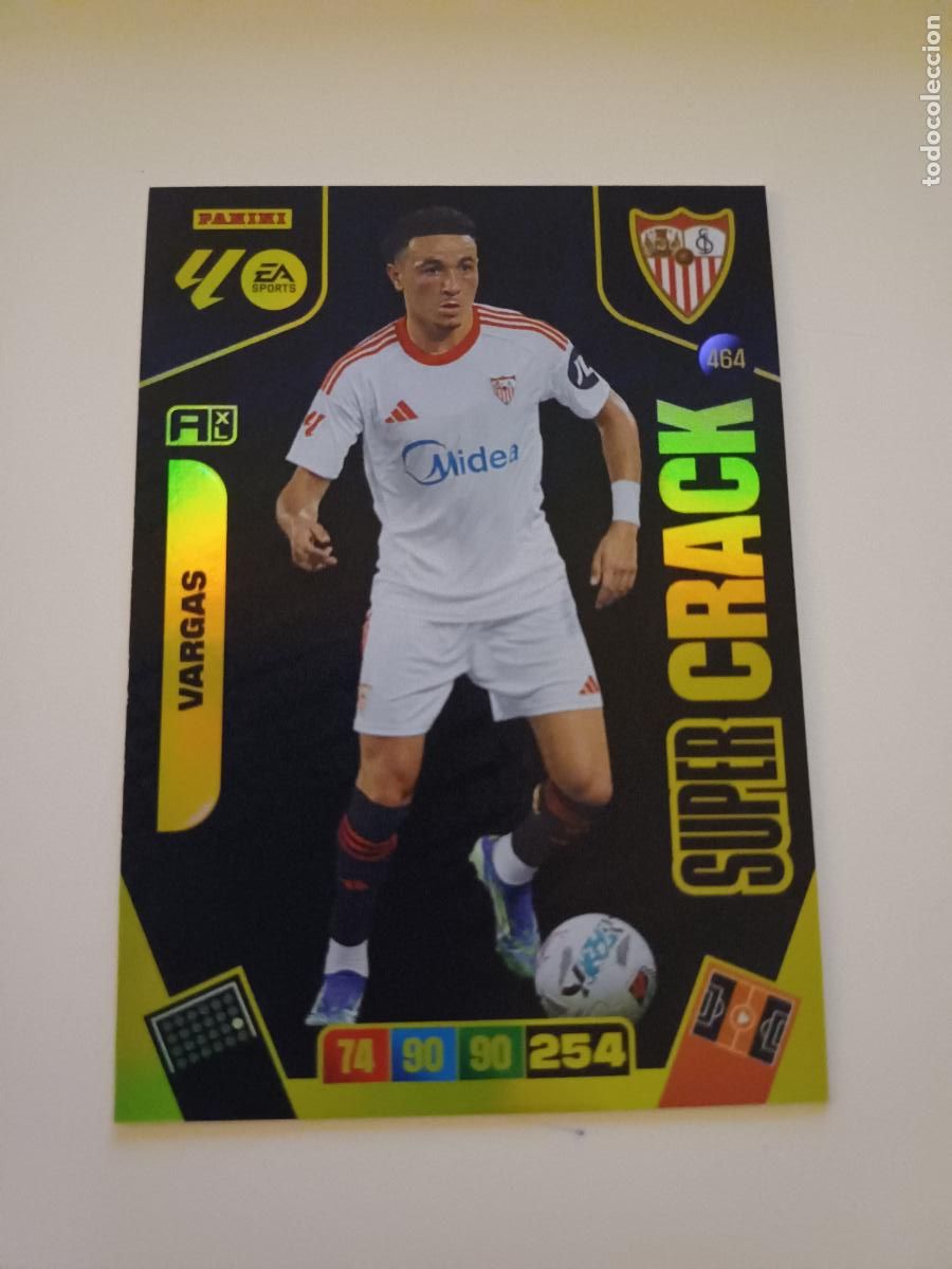 Cromos de F&uacute;tbol: 464 - Vargas (Sevilla Fc)
