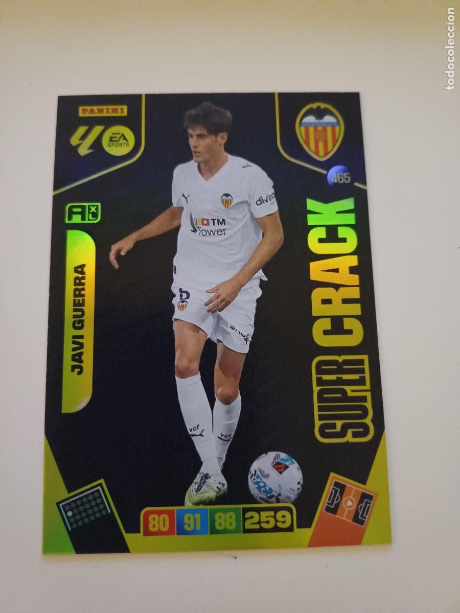 Cromos de F&uacute;tbol: 465 - Javi Guerra (Valencia Cf)