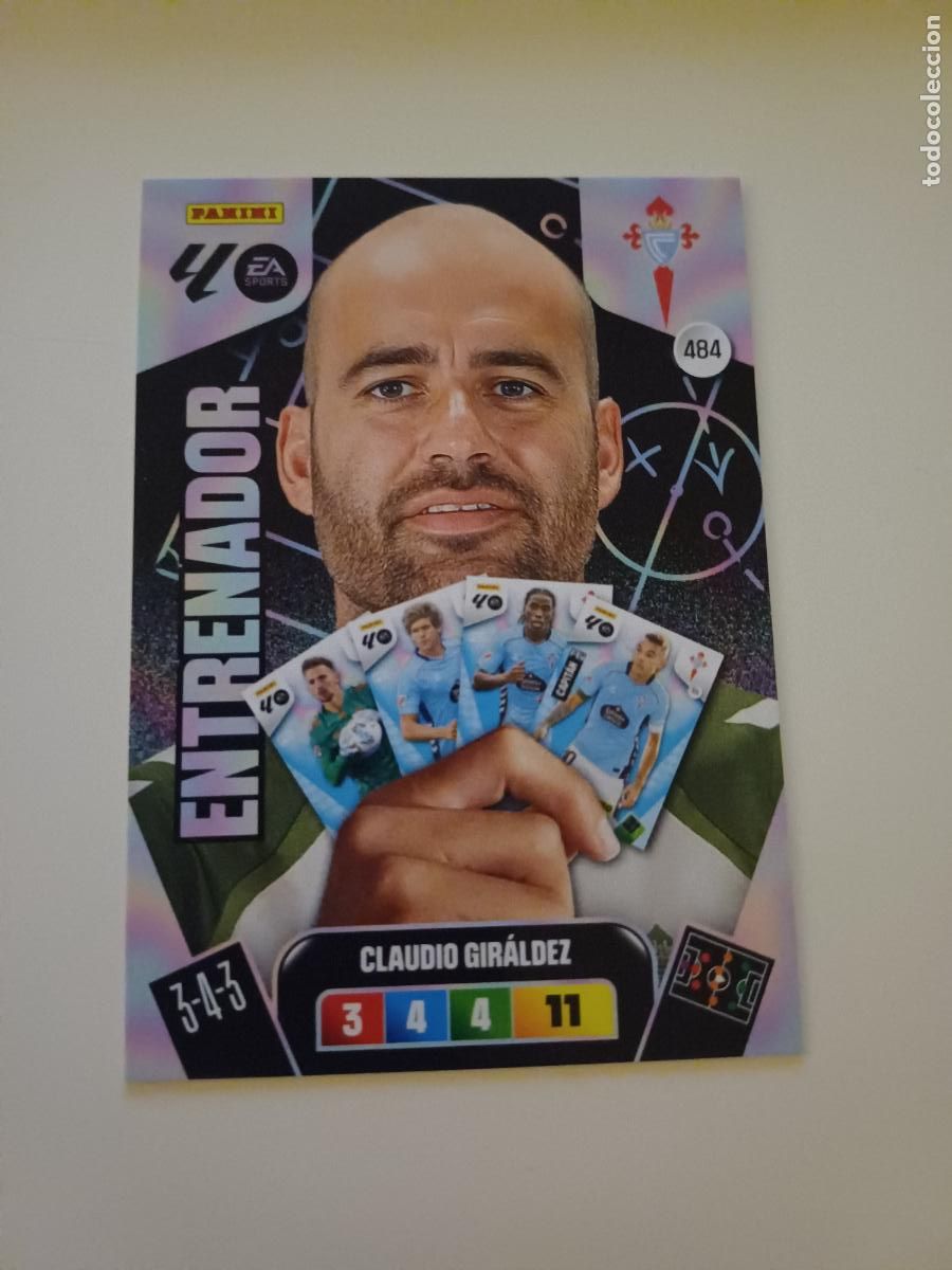 Cromos de F&uacute;tbol: 484 - Claudio Gir&aacute;ldez (RC Celta)