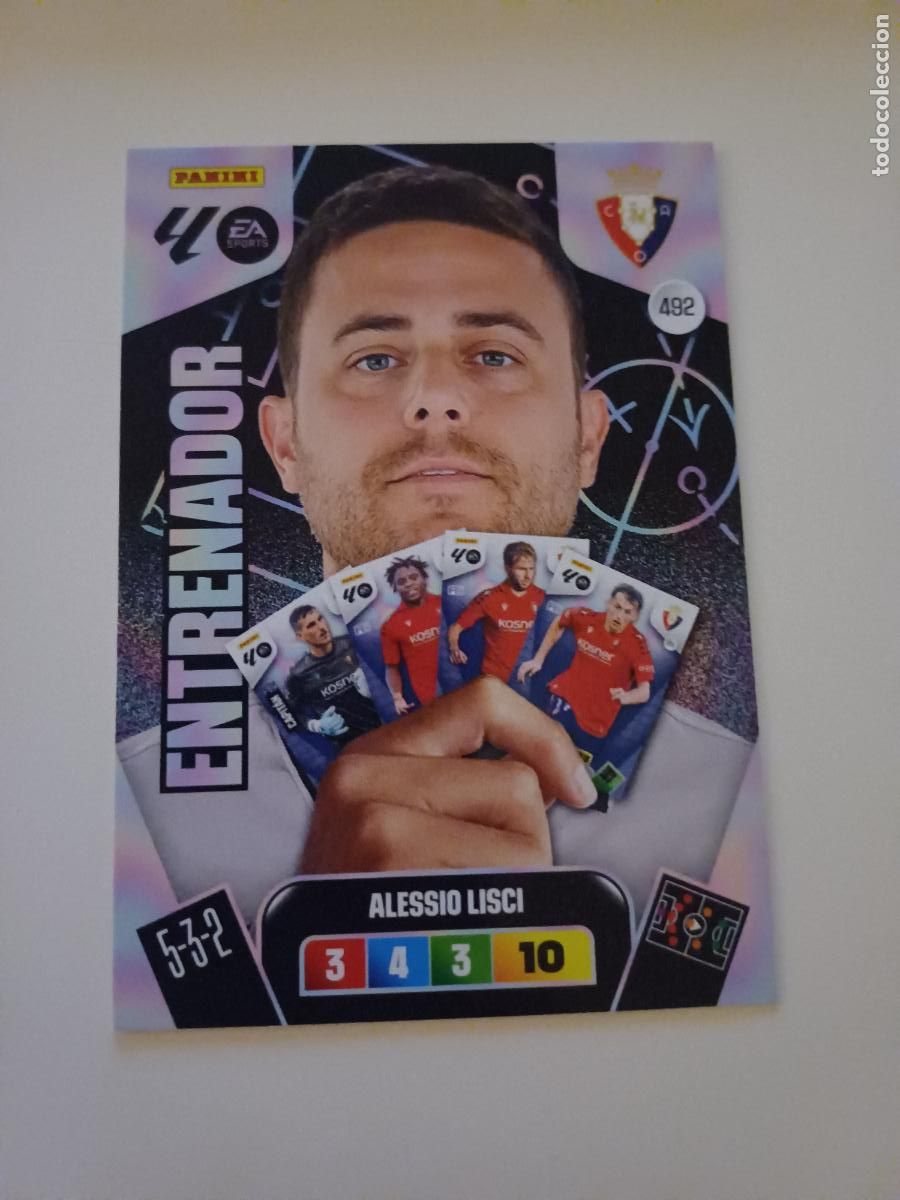 Cromos de F&uacute;tbol: 492 - Alessio Lisci (CA Osasuna)