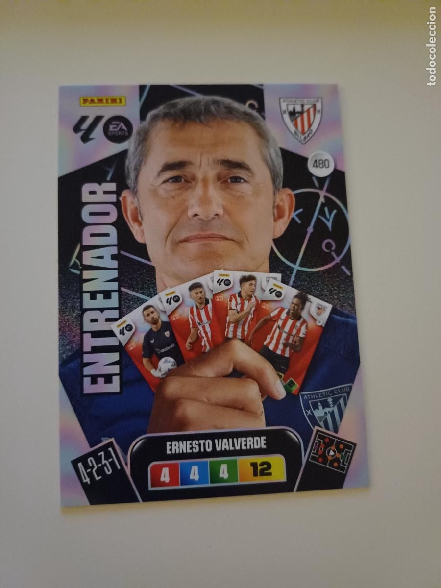 Cromos de F&uacute;tbol: 480 - Ernesto Valverde (Athletic Club)