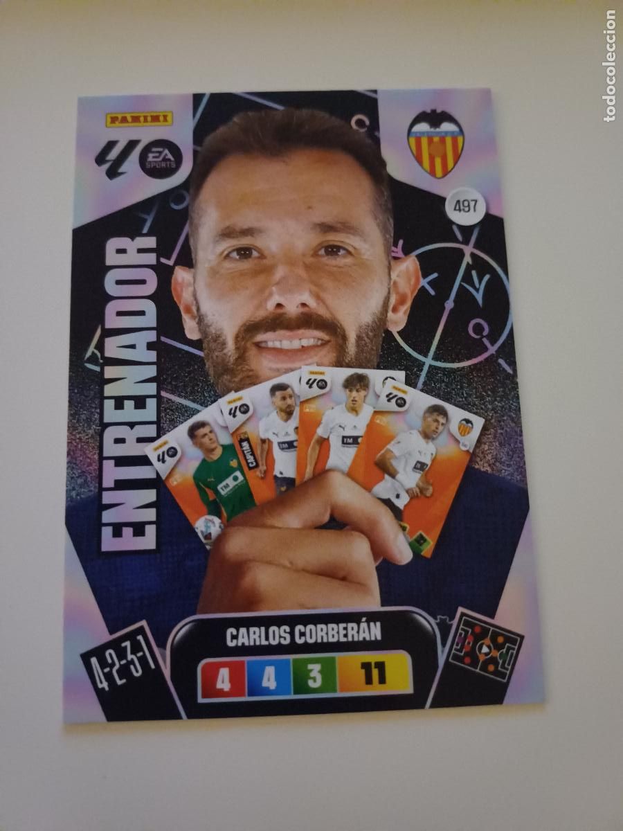 Cromos de F&uacute;tbol: 497 - Carlos Corber&aacute;n (Valencia CF)