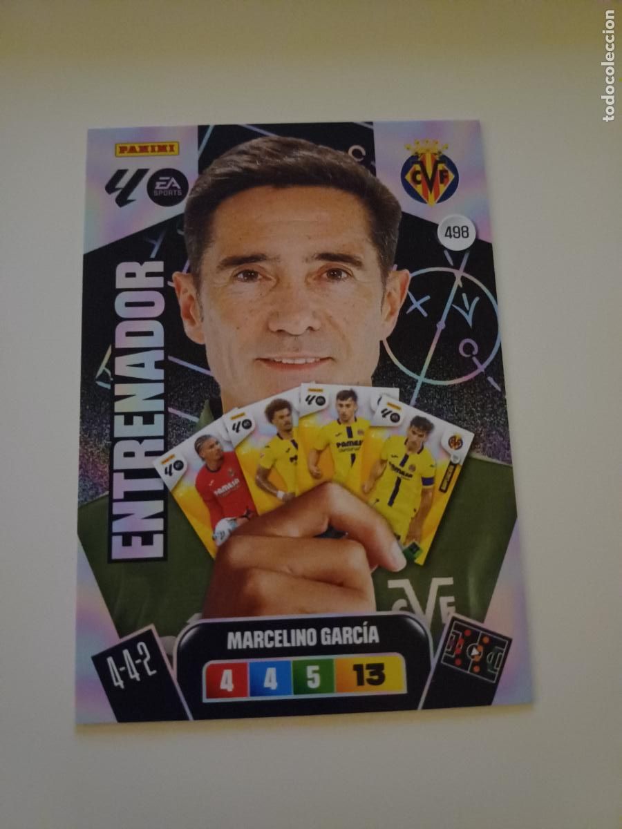 Cromos de F&uacute;tbol: 498 - Marcelino Garc&iacute;a (Villarreal CF)