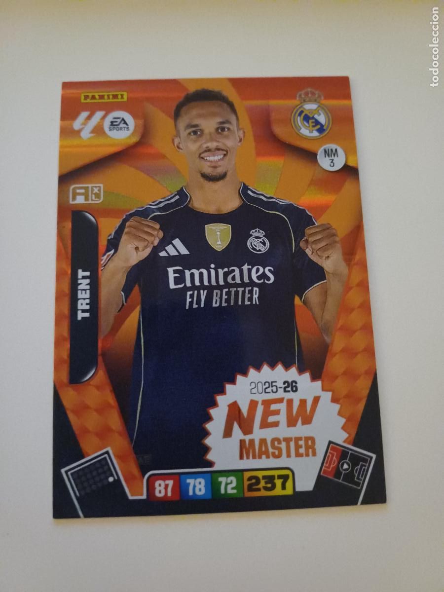 Cromos de F&uacute;tbol: NM3 - Trent (Real Madrid)