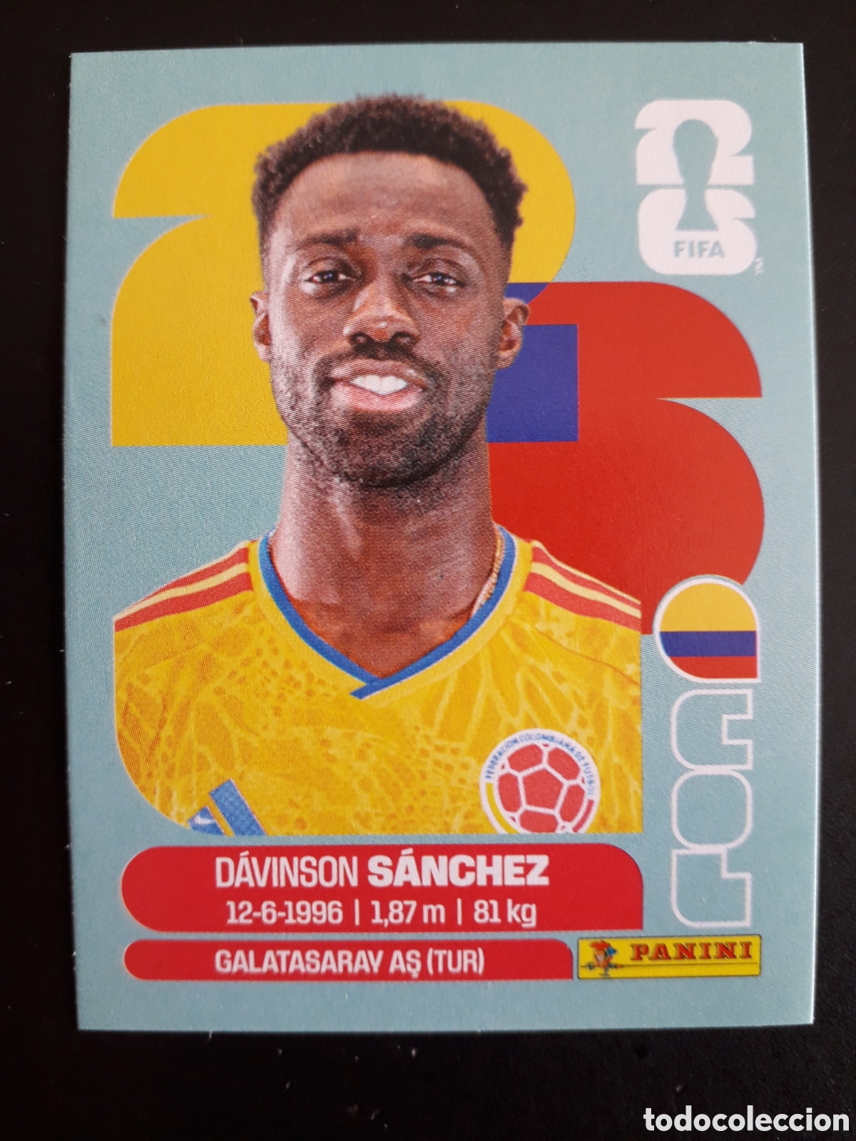 Cartes &agrave; collectionner de Football: S&Aacute;NCHEZ COLOMBIA COL 4 MUNDIAL F&Uacute;TBOL 2026 FIFA WORLD CUP PANINI SIN PEGAR PEDIDO M&Iacute;NIMO 3&euro;