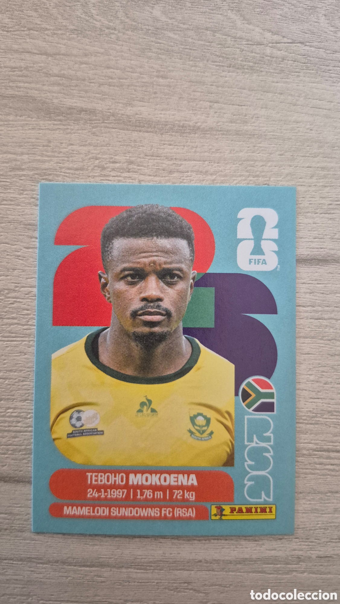 Cartes &agrave; collectionner de Football: RSA11 Mokoena FIFA World Cup 2026