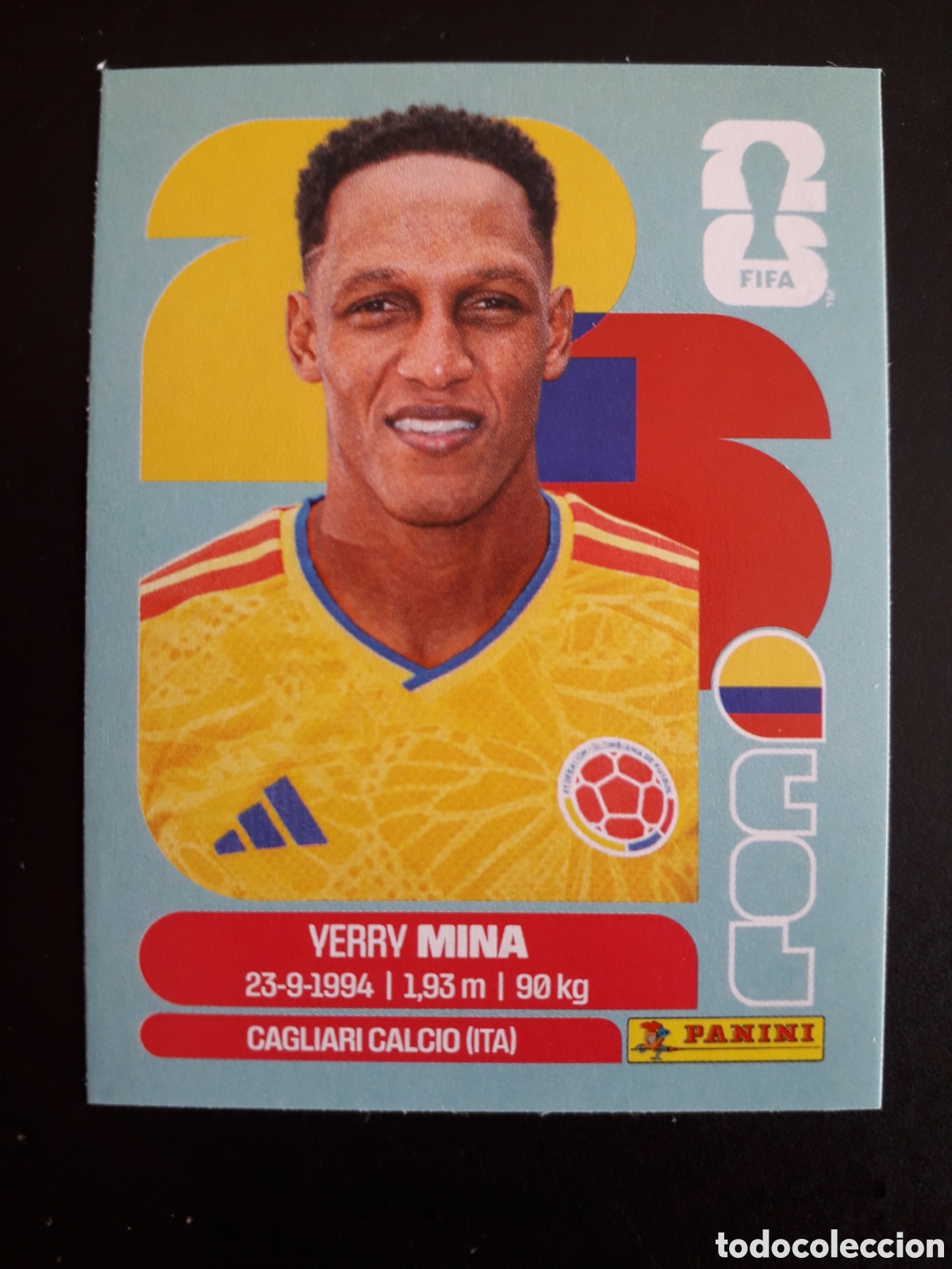 Cartes &agrave; collectionner de Football: MINA COLOMBIA COL 5 MUNDIAL F&Uacute;TBOL 2026 FIFA WORLD CUP PANINI SIN PEGAR PEDIDO M&Iacute;NIMO 3&euro;.