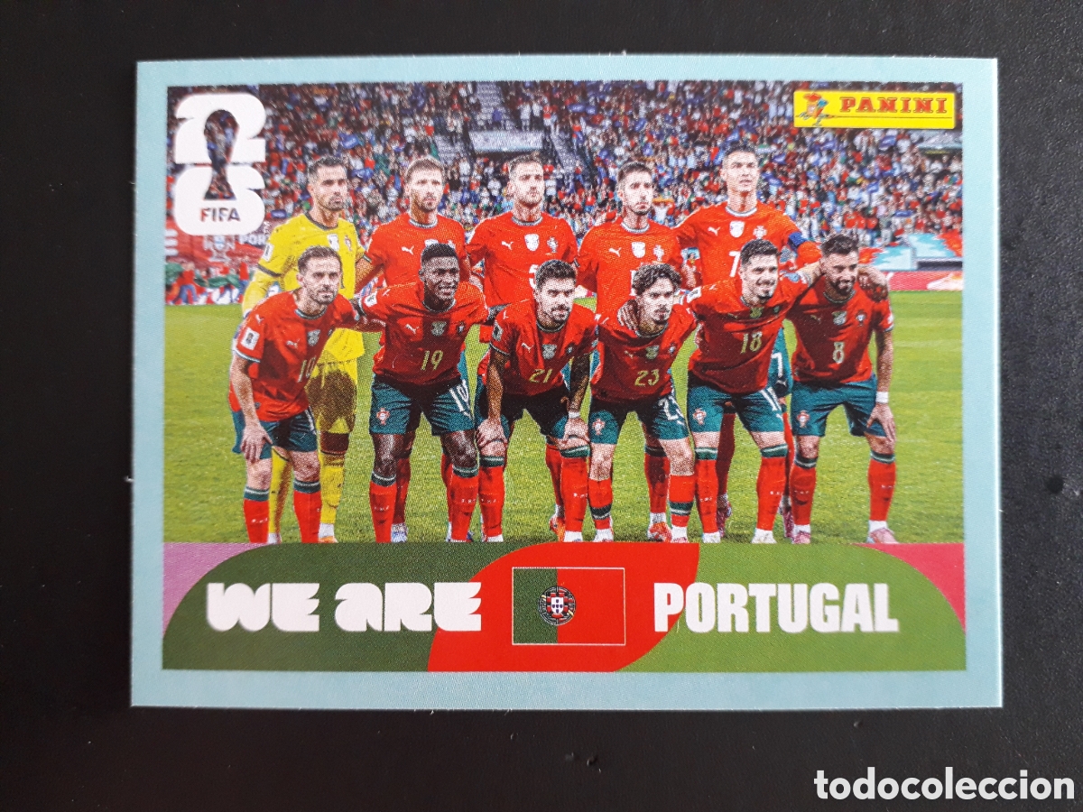 Figurine di Calcio: EQUIPO PORTUGAL POR 13 MUNDIAL F&Uacute;TBOL 2026 FIFA WORLD CUP PANINI SIN PEGAR PEDIDO M&Iacute;NIMO 3&euro;