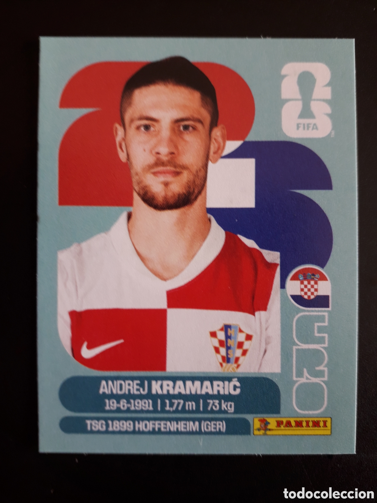 Cromos de F&uacute;tbol: KRAMARIC CROACIA CRO 19 MUNDIAL F&Uacute;TBOL 2026 FIFA WORLD CUP PANINI SIN PEGAR PEDIDO M&Iacute;NIMO 3&euro;