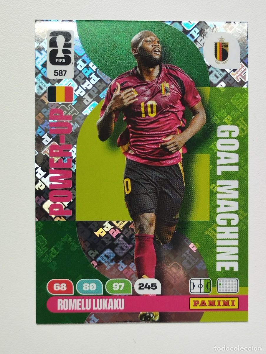 Cromos de F&uacute;tbol: CROMO CARD ADRENALYN MUNDIAL WORLD CUP 2026 GOAL MACHINE LUKAKU 587 BELGICA